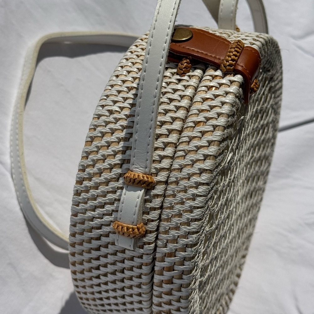 Anthropologie Wicker Purse - Picture 5 of 10